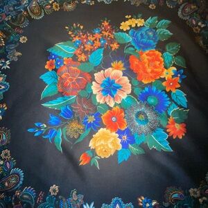 Floral Patterned Scarf